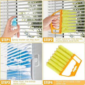 1pc, Microfiber Window Cleaning Brushes - Effortlessly Collect Dust and Clean Blinds