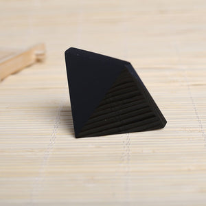 Pyramid-Finest Big Black Obsidian Crystal Pyramid Gemstone 1.77\ Carved Pyramidal Crystal Healing Crafts