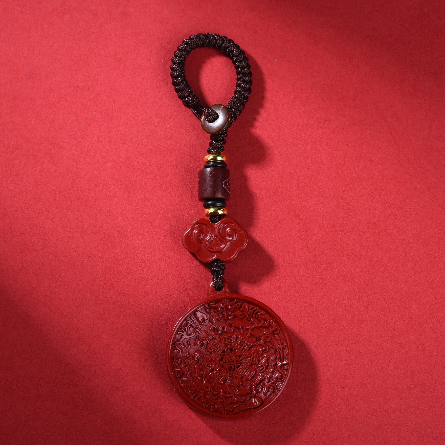 High Quality Cinnabar Key Chains Phone Chains