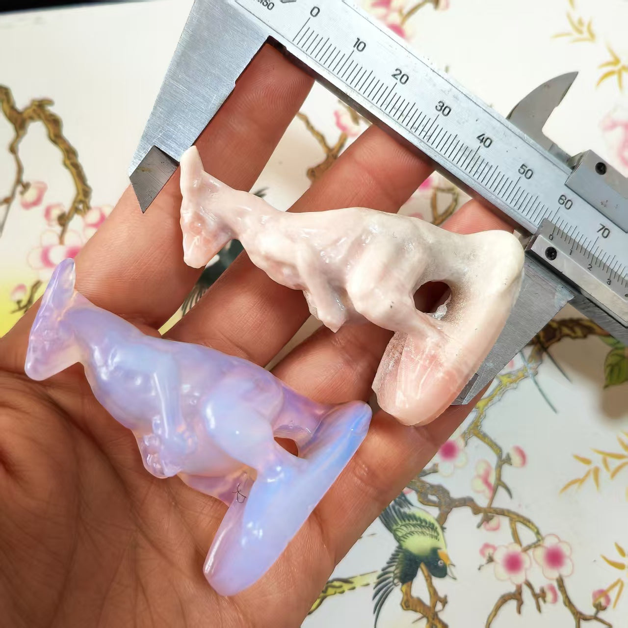 Hand carved Crystal Kangaroo Crystal Animal