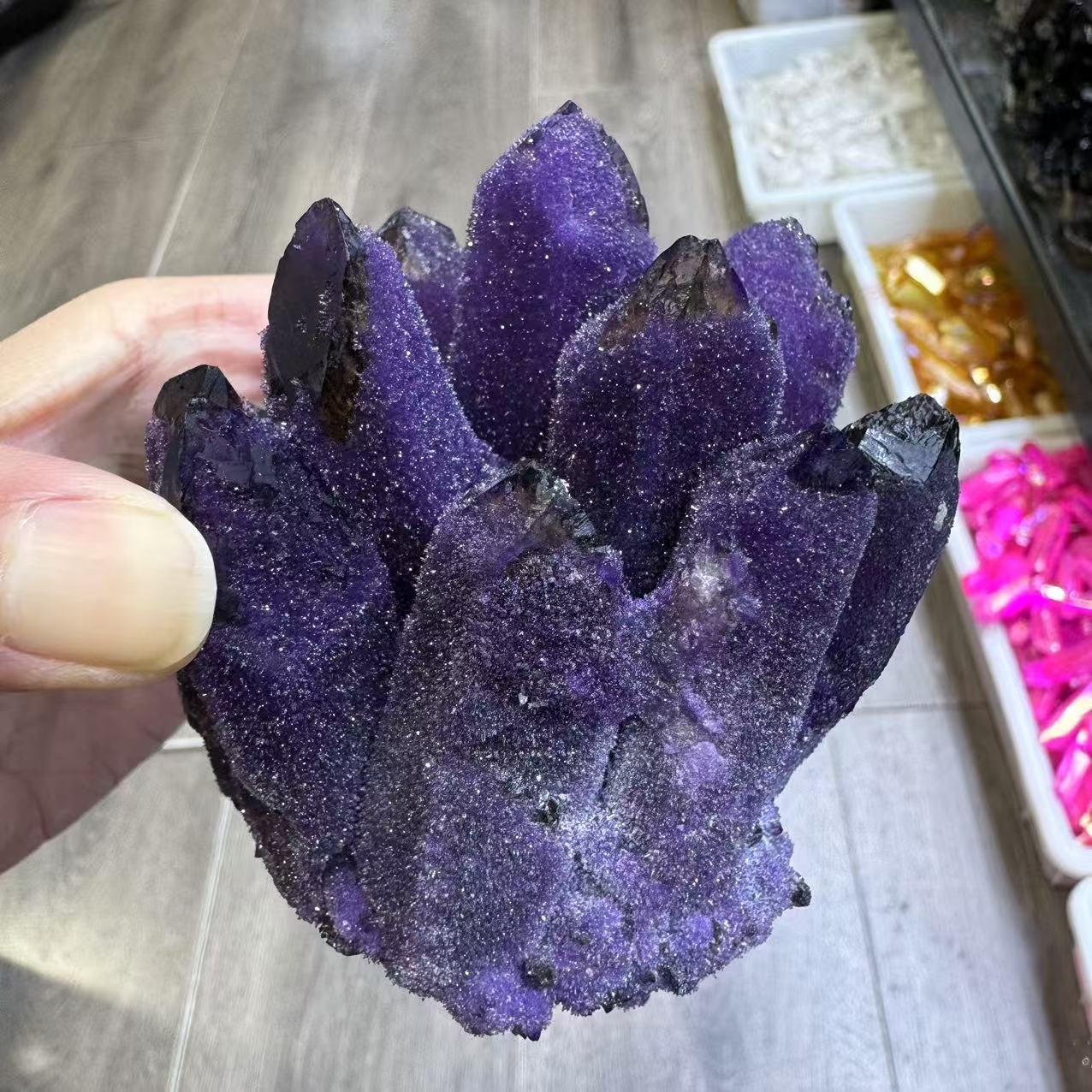 Amethyst Cluster Crystal Cluster Crystal decorations Cluster Decoration Crystal Gift Crystal Meditation