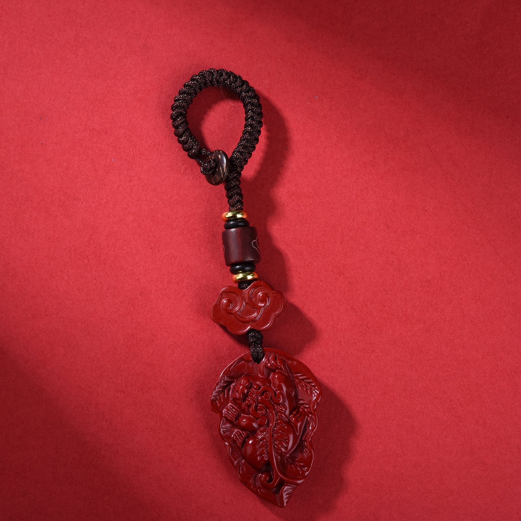 High Quality Cinnabar Key Chains Phone Chains