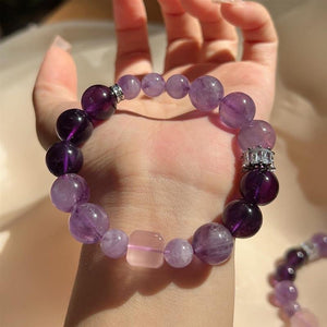 Natural Amethyst Bracelet High Quality Self Designed Amethyst Bracelet