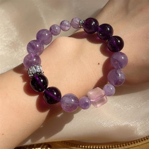 Natural Amethyst Bracelet High Quality Self Designed Amethyst Bracelet
