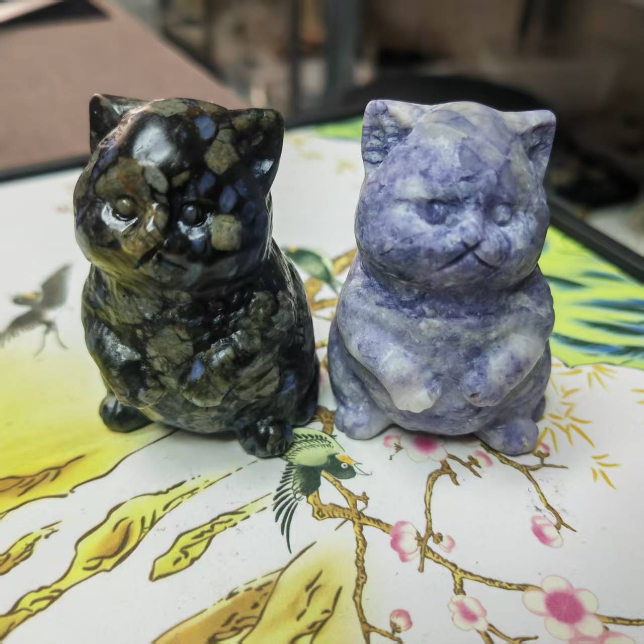 Crystal Cat Crystal Sitting Cat Crystal Animal Home Decor Spiritual Gifts Crystal Gifts