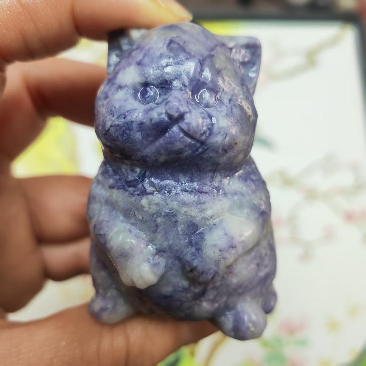 Crystal Cat Crystal Sitting Cat Crystal Animal Home Decor Spiritual Gifts Crystal Gifts