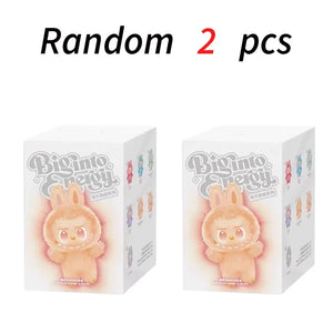 Anime Figure For Labubu Blind Box Have A Seat Series Pendant Kawaii Doll Model Toy Purple Monster Keychain Kids Birthday Gifts