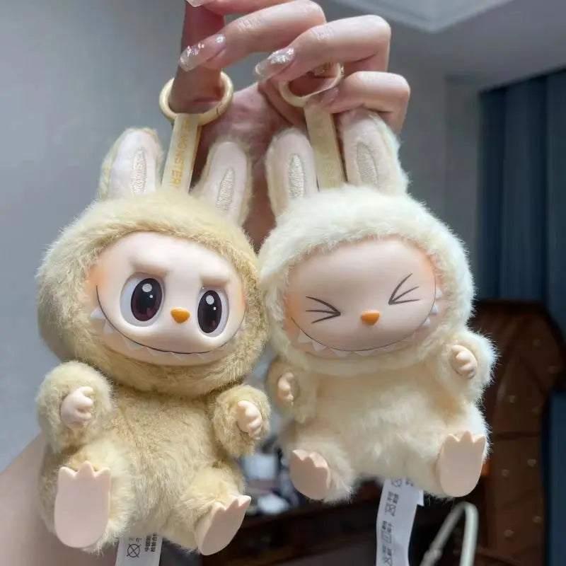 High Quality Anime Figure Labubu Have A Seat Series Vinyl Pendant Doll Model Toy Cute Monster Replica Keychain Toy Birthday Gift