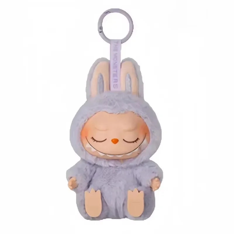 High Quality Anime Figure Labubu Have A Seat Series Vinyl Pendant Doll Model Toy Cute Monster Replica Keychain Toy Birthday Gift