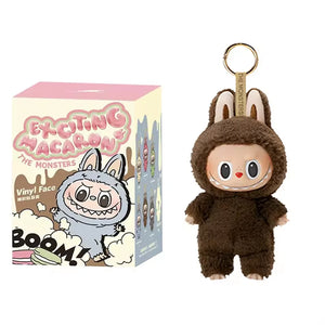 Anime Figure For Labubu Blind Box Have A Seat Series Pendant Kawaii Doll Model Toy Purple Monster Keychain Kids Birthday Gifts