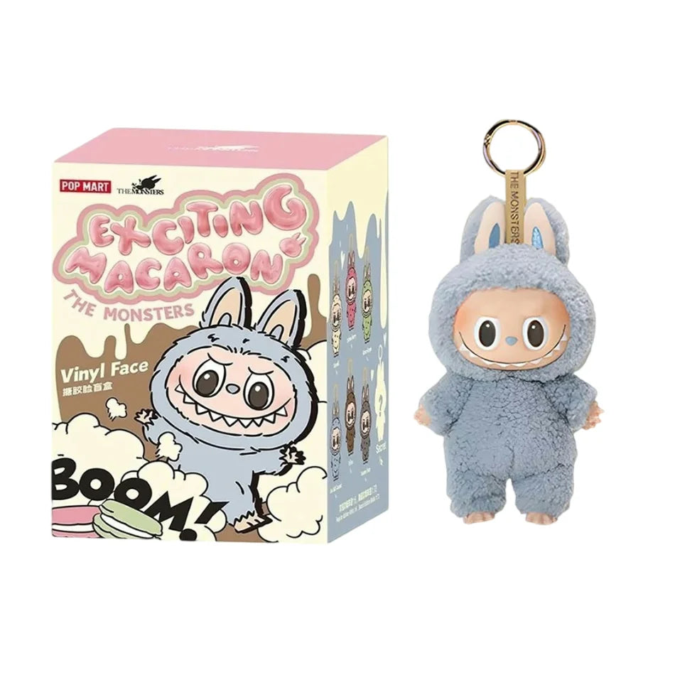 Hot Anime Figure Kawaii Monsters Labubu Have A Seat Series Vinyl Face Doll Model Toy Blind Box Keychain Toy High-Quality Replica