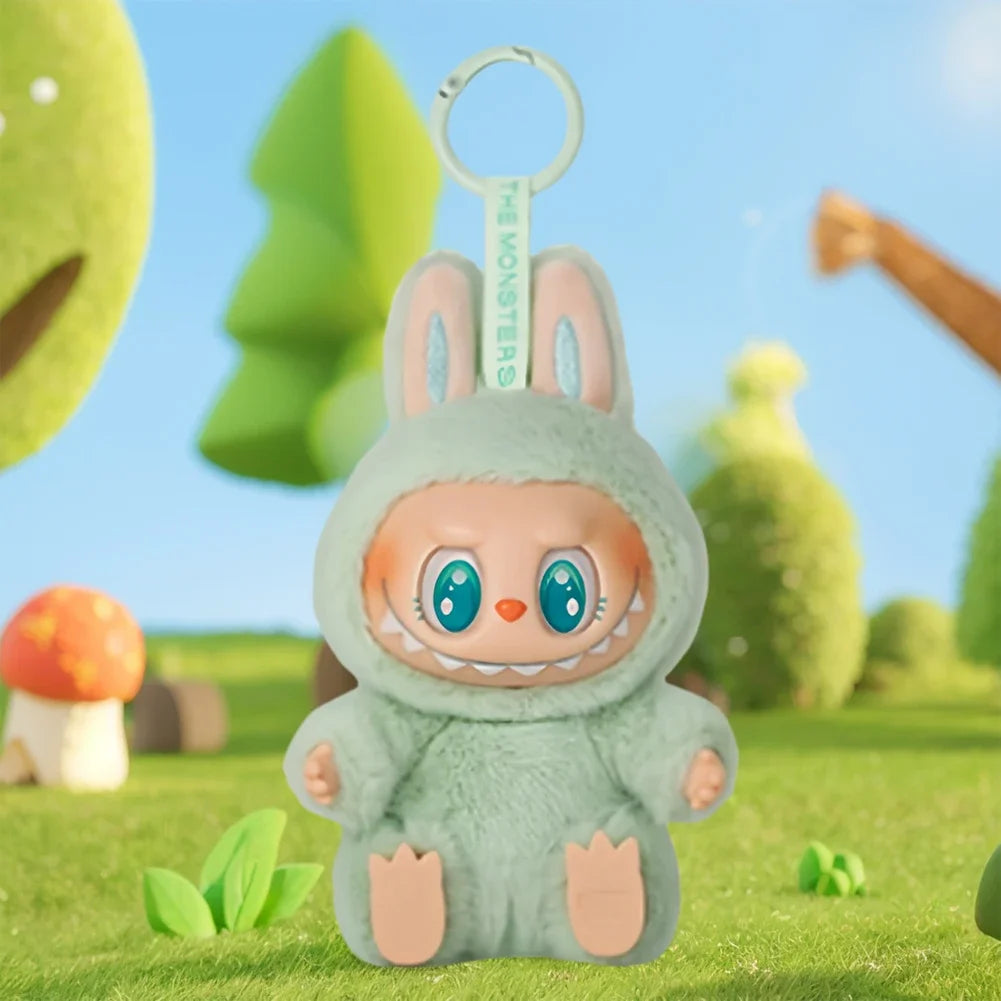 For Labubu Heartbeat Macaron Enamel The Monsters Face Blind Box Pvc Figurine Tabletop Ornament Kawaii Doll Kid Birthday Gift