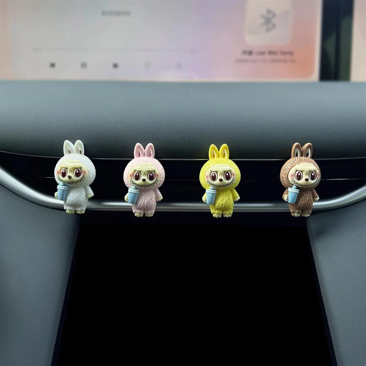 Adorable Labubu Car Vent Decor, Fragrance Diffuser, Aromatherapy Ornament, Vehicle Interior Accessory
