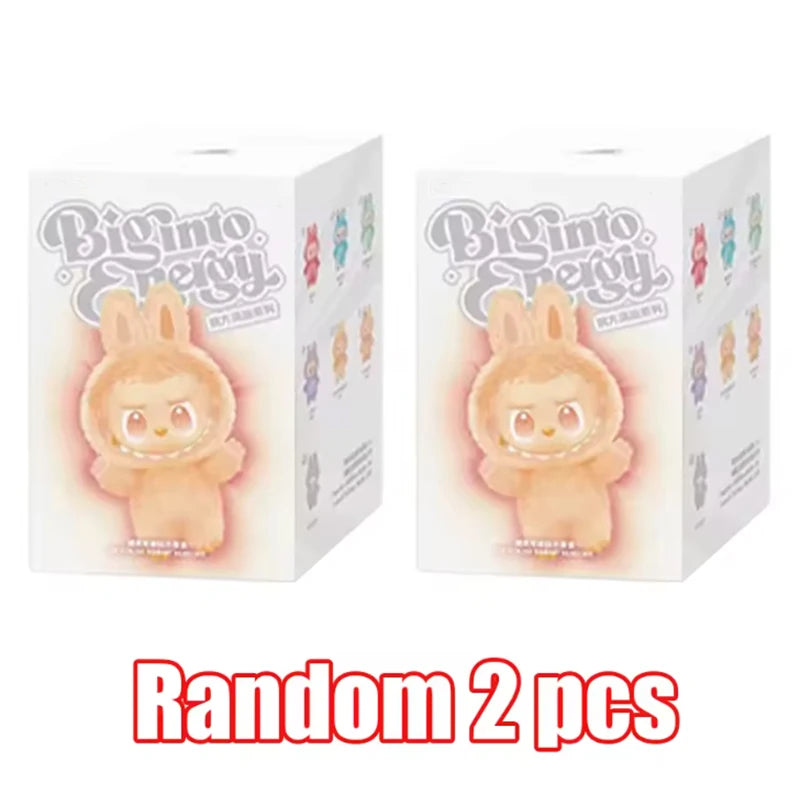 For 2025 Labubu Heartbeat Macaron Enamel Monster Face Blind Box PVC Statue Desktop Decoration Cute Doll Kids Birthday Gift