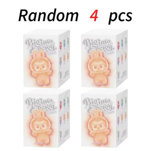 Anime Figure For Labubu Blind Box Have A Seat Series Pendant Kawaii Doll Model Toy Purple Monster Keychain Kids Birthday Gifts