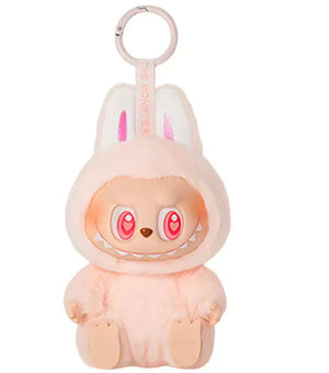 Anime character kawaii Labubu has seat series PVC pendant blind box model toy purple monster keychain children's birthday christ