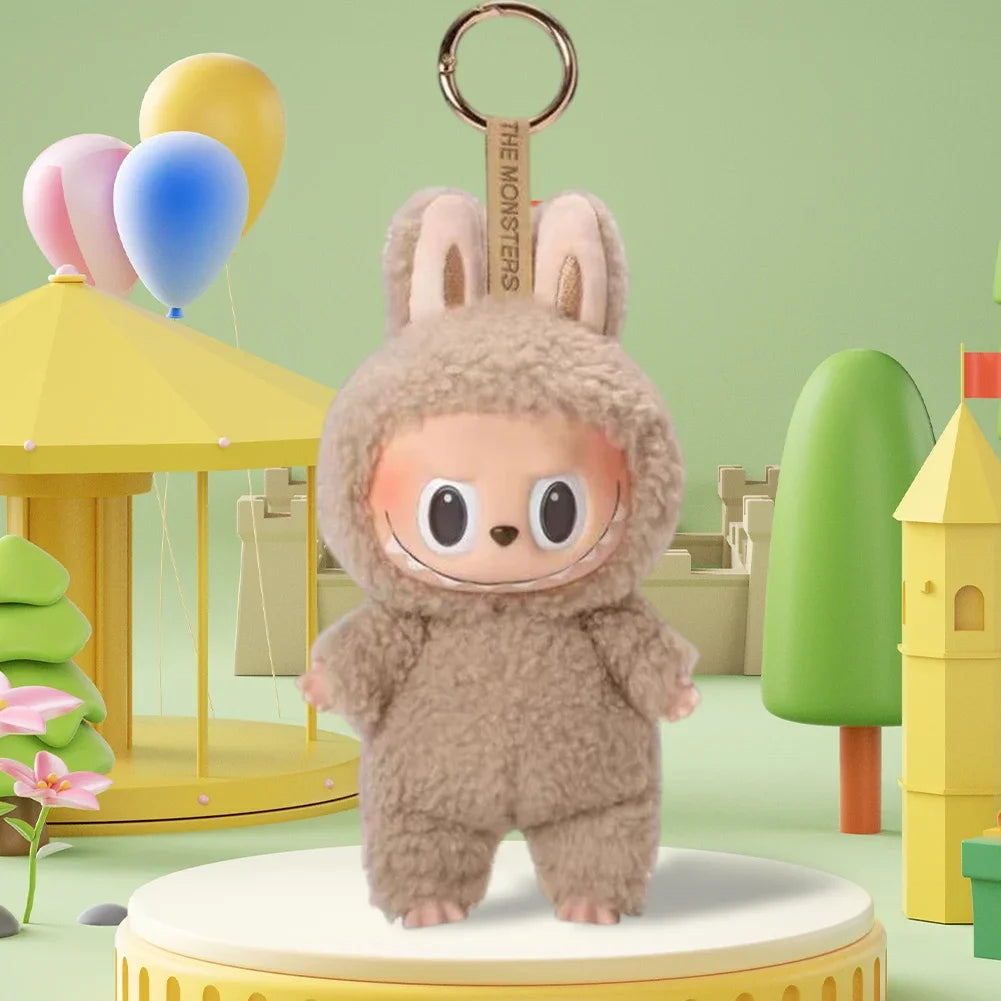 For Labubu Heartbeat Macaron Enamel The Monsters Face Blind Box Pvc Figurine Tabletop Ornament Kawaii Doll Kid Birthday Gift