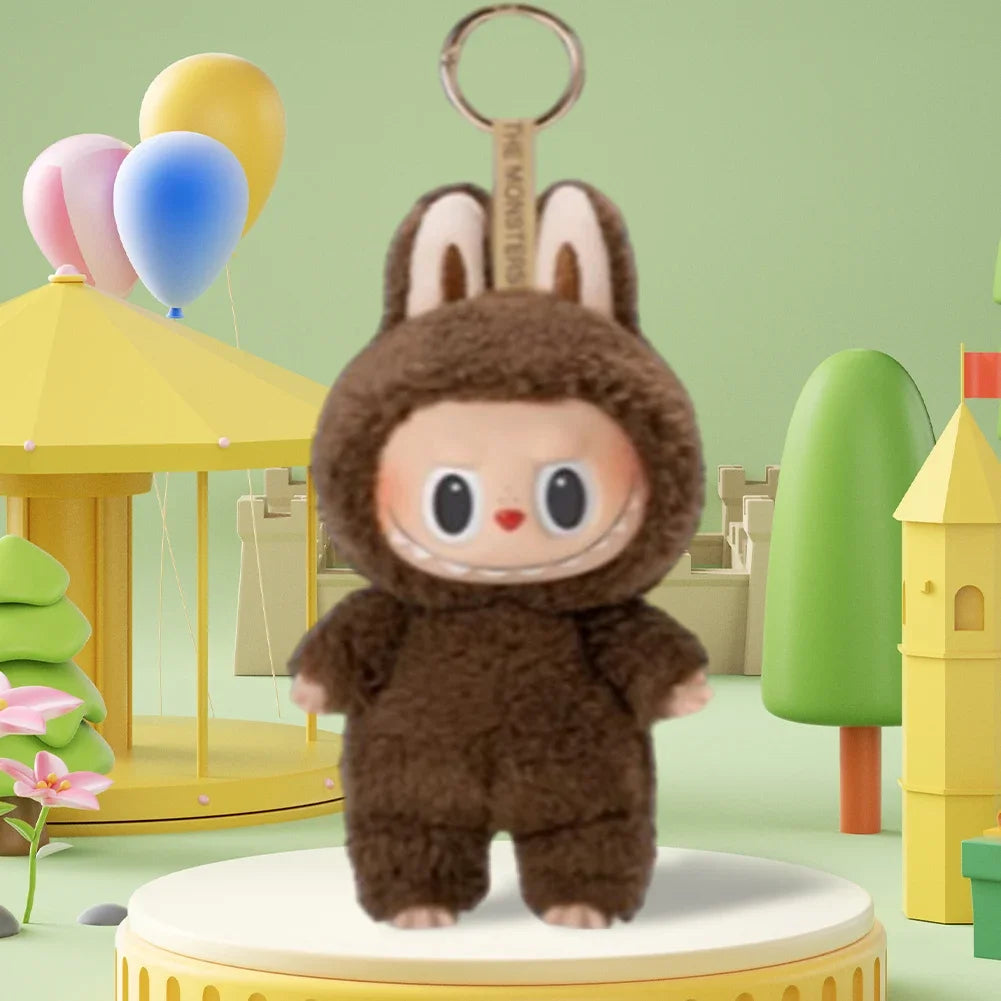 For Labubu Heartbeat Macaron Enamel The Monsters Face Blind Box Pvc Figurine Tabletop Ornament Kawaii Doll Kid Birthday Gift