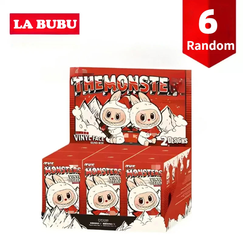 New Third Generation Blind Box Monster Cocol Calo Series Vinyl Doll Labubu Action Figure Keychain Toys Childrens Surprise Gifts