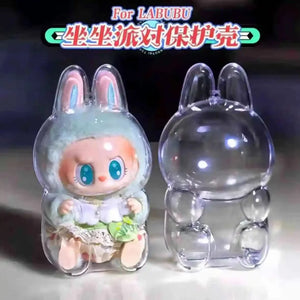 High Quality Anime Figure Labubu Have A Seat Series Vinyl Pendant Doll Model Toy Cute Monster Replica Keychain Toy Birthday Gift