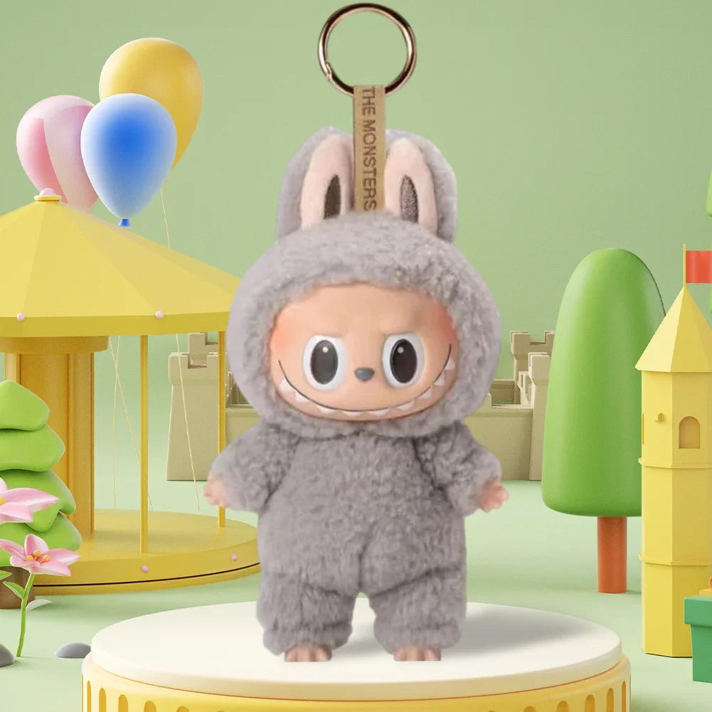 For Labubu Heartbeat Macaron Enamel The Monsters Face Blind Box Pvc Figurine Tabletop Ornament Kawaii Doll Kid Birthday Gift