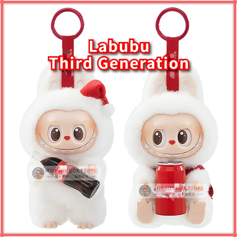New Third Generation Blind Box Monster Cocol Calo Series Vinyl Doll Labubu Action Figure Keychain Toys Childrens Surprise Gifts