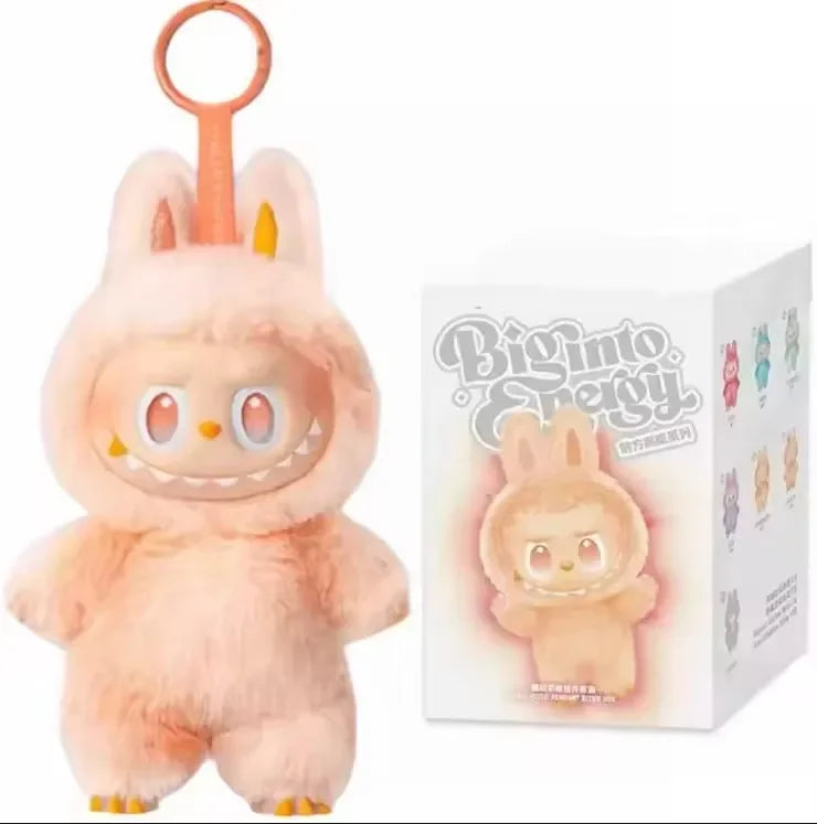 High Quality Macaron For Labubu V3 The Monsters Big Into Energy Series Blind Box Vinyl Plush Doll Pendant Gradient Color Gift