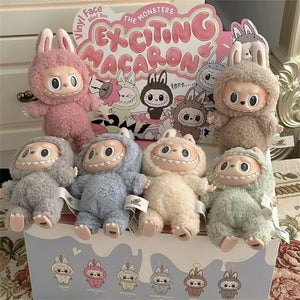 2025 In Stock Hot Anime Figure Labubu Have A Seat Series PVC Pendant Doll Model Monster Replica Keychain Kid Toys Birthday Gifts