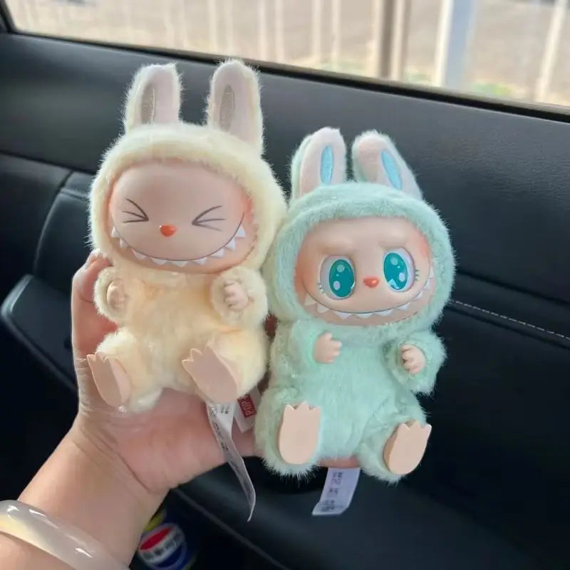 High Quality Anime Figure Labubu Have A Seat Series Vinyl Pendant Doll Model Toy Cute Monster Replica Keychain Toy Birthday Gift