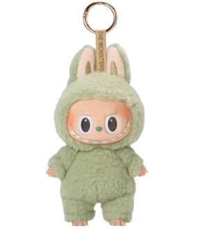 Anime character kawaii Labubu has seat series PVC pendant blind box model toy purple monster keychain children's birthday christ