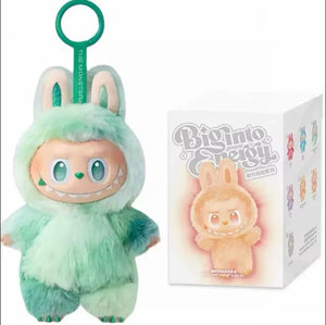 Anime character kawaii Labubu has seat series PVC pendant blind box model toy purple monster keychain children's birthday christ