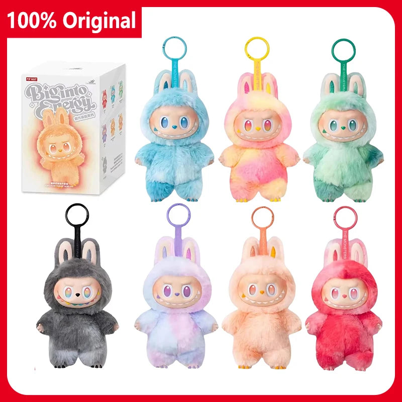100% Original Labubu V3 The Monsters Big Into Energy Series Vinyl Plush Pendant Blind Box Face Doll Action Figure Keychain Gift