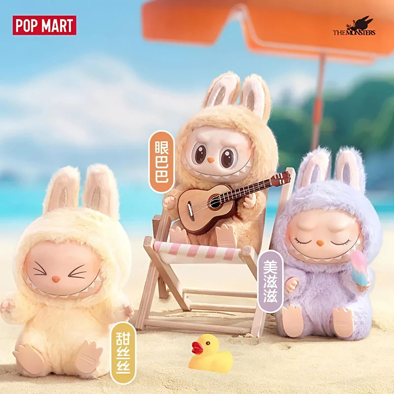 POP MART LABUBU The Monsters Have A Seat Series Vinyl Plush Pendant Keychain Blind Box Toys Mystery Box Mistery Action Figure