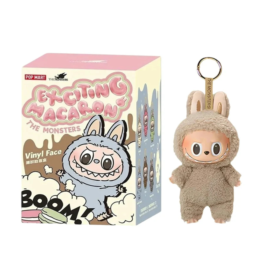 Hot Anime Figure Kawaii Monsters Labubu Have A Seat Series Vinyl Face Doll Model Toy Blind Box Keychain Toy High-Quality Replica