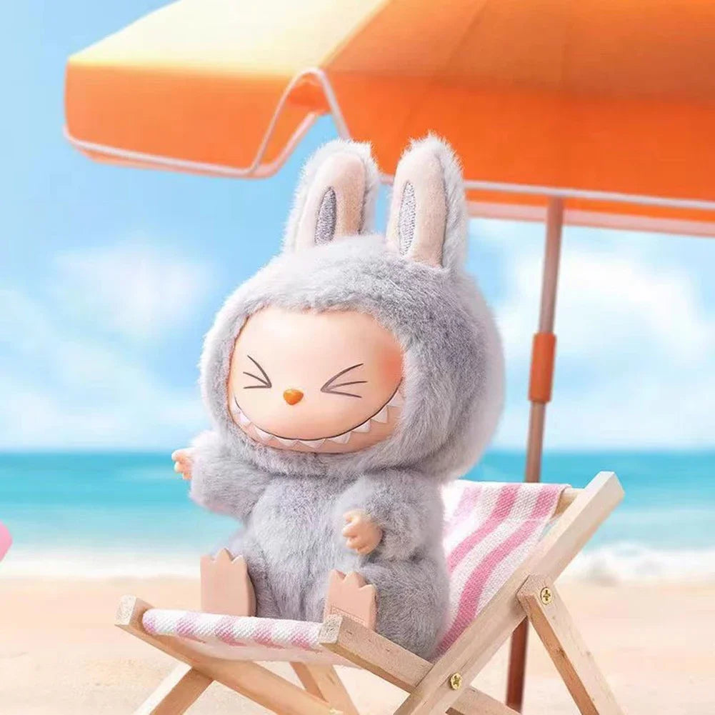 For Labubu Heartbeat Macaron Enamel The Monsters Face Blind Box Pvc Figurine Tabletop Ornament Kawaii Doll Kid Birthday Gift