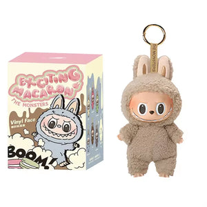 Anime Figure For Labubu Blind Box Have A Seat Series Pendant Kawaii Doll Model Toy Purple Monster Keychain Kids Birthday Gifts