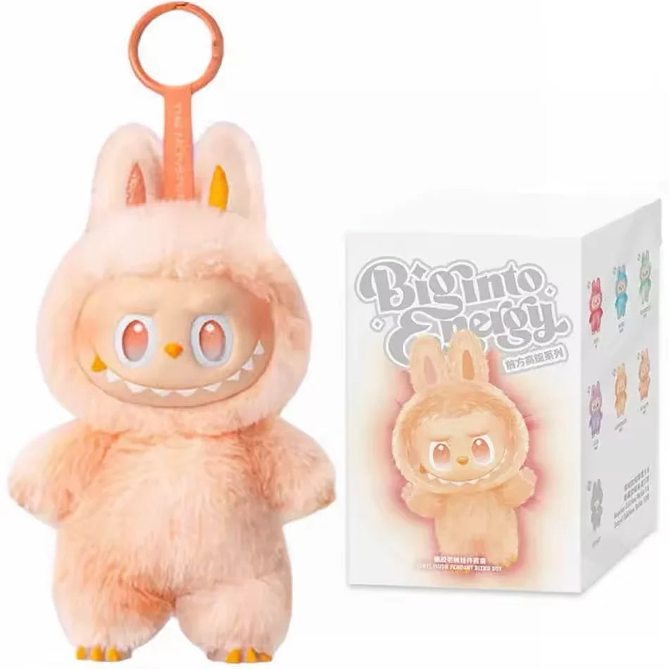 Anime Figure For Labubu Blind Box Have A Seat Series Pendant Kawaii Doll Model Toy Purple Monster Keychain Kids Birthday Gifts
