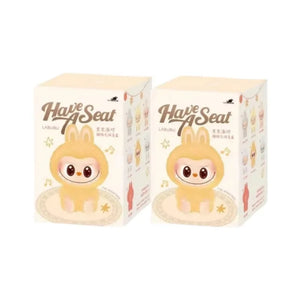 High Quality Anime Figure Labubu Have A Seat Series Vinyl Pendant Doll Model Toy Cute Monster Replica Keychain Toy Birthday Gift