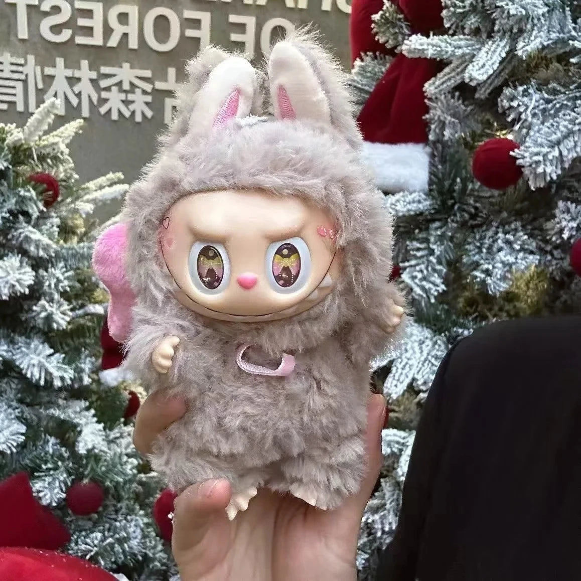 Hot Sale 1:1 Replica Pink Labubu Monsters Mokoko Series Spring Flowers Sweetheart Blind Box Vinyl Doll Kawaii Ornament Girl Gift