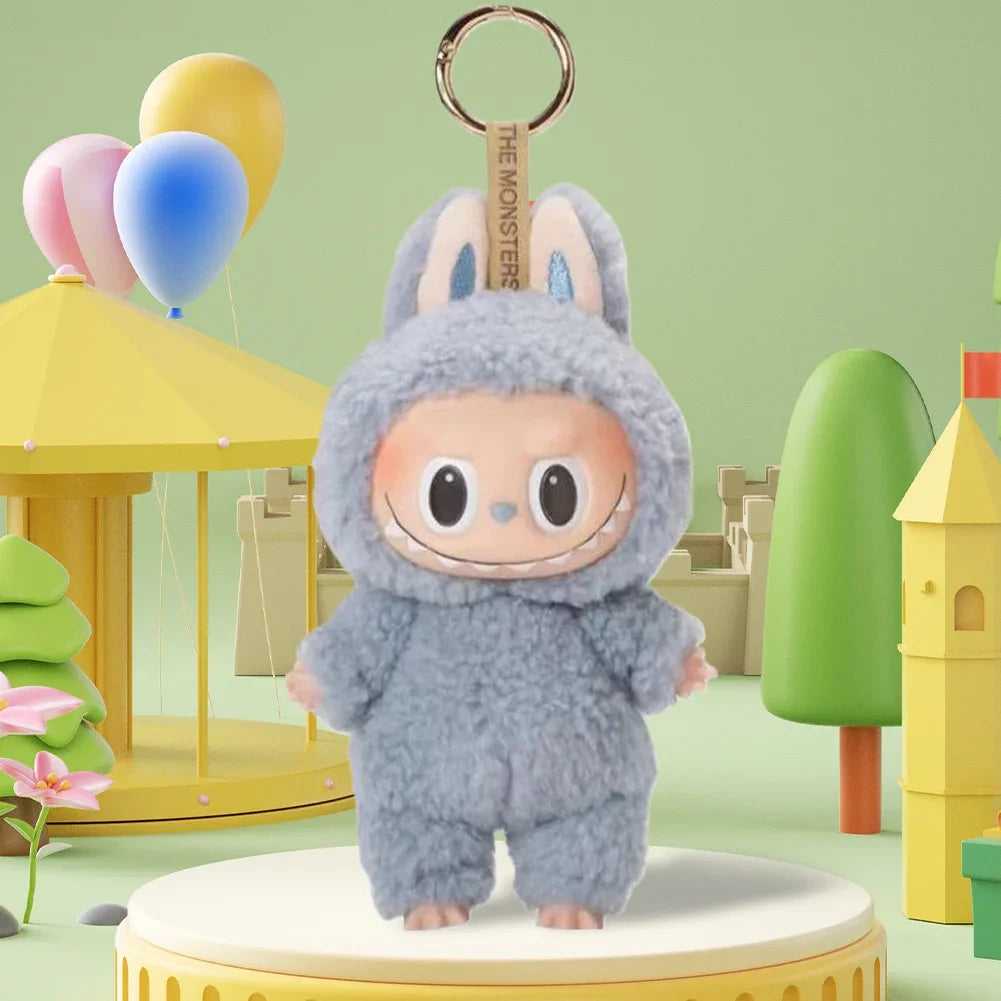 For Labubu Heartbeat Macaron Enamel The Monsters Face Blind Box Pvc Figurine Tabletop Ornament Kawaii Doll Kid Birthday Gift