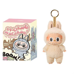 Anime Figure For Labubu Blind Box Have A Seat Series Pendant Kawaii Doll Model Toy Purple Monster Keychain Kids Birthday Gifts
