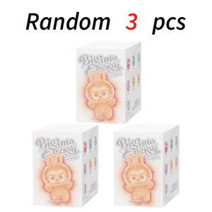 Anime Figure For Labubu Blind Box Have A Seat Series Pendant Kawaii Doll Model Toy Purple Monster Keychain Kids Birthday Gifts