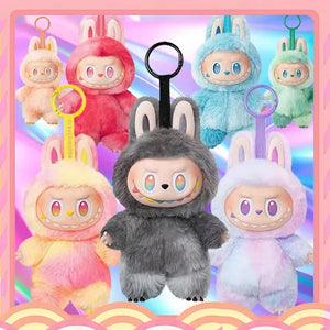 High Quality Macaron For Labubu V3 The Monsters Big Into Energy Series Blind Box Vinyl Plush Doll Pendant Gradient Color Gift