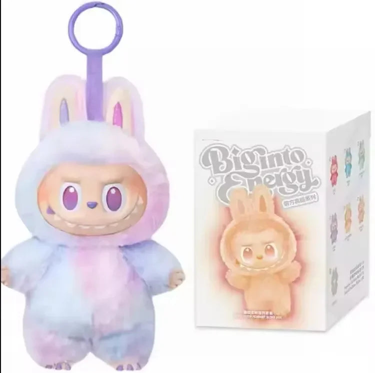 For Labubu Heartbeat Macaron Enamel The Monsters Face Blind Box Pvc Figurine Tabletop Ornament Kawaii Doll Kid Birthday Gift