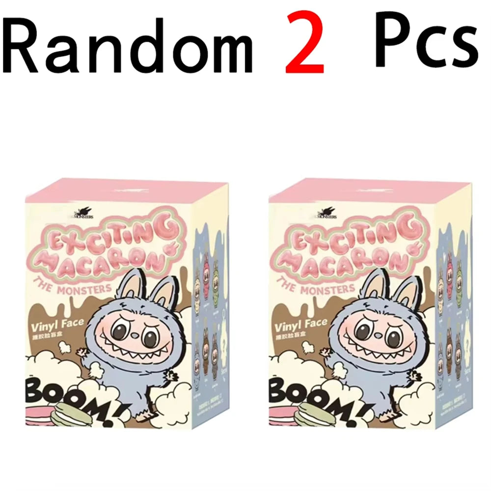 2025 In Stock Hot Anime Figure Labubu Have A Seat Series PVC Pendant Doll Model Monster Replica Keychain Kid Toys Birthday Gifts