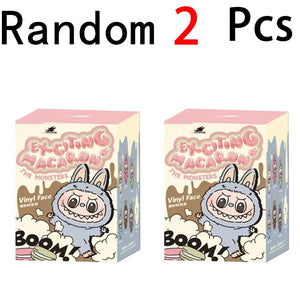 2025 In Stock Hot Anime Figure Labubu Have A Seat Series PVC Pendant Doll Model Monster Replica Keychain Kid Toys Birthday Gifts