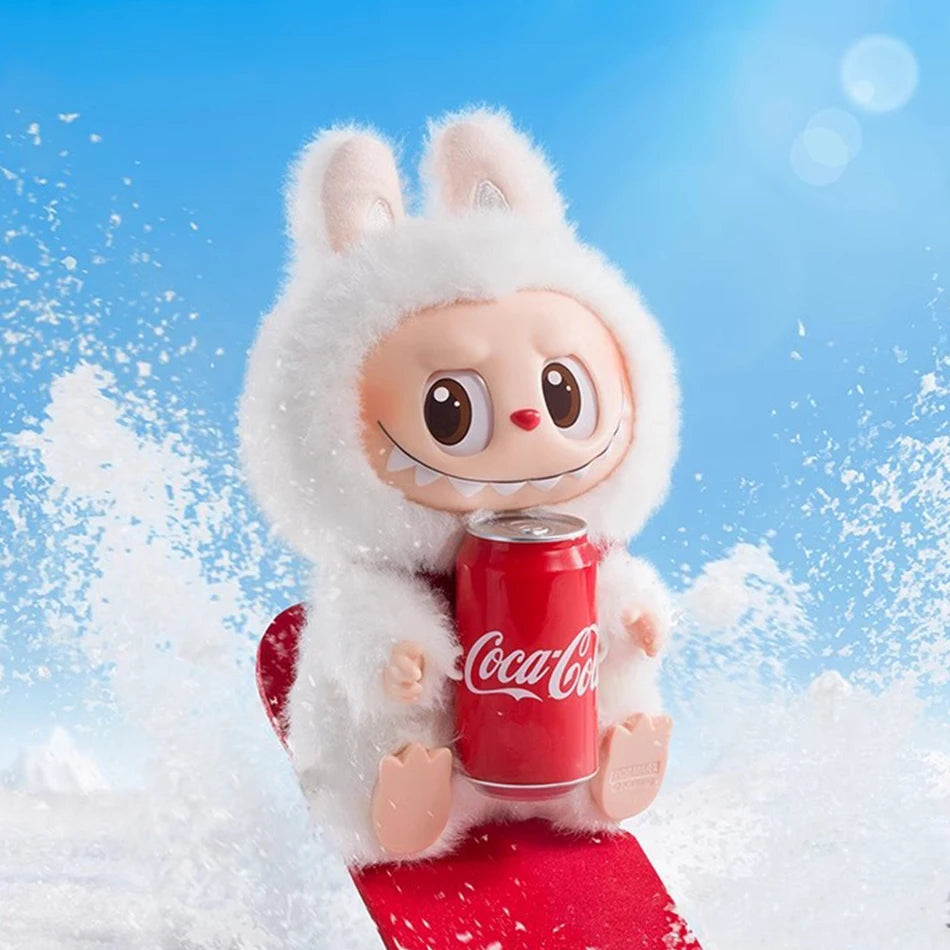 Hot Anime Figure Kawaii Monsters Labubu Have A Seat Series Vinyl Face Doll Model Toy Blind Box Keychain Toy High-Quality Replica