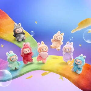High Quality Macaron For Labubu V3 The Monsters Big Into Energy Series Blind Box Vinyl Plush Doll Pendant Gradient Color Gift