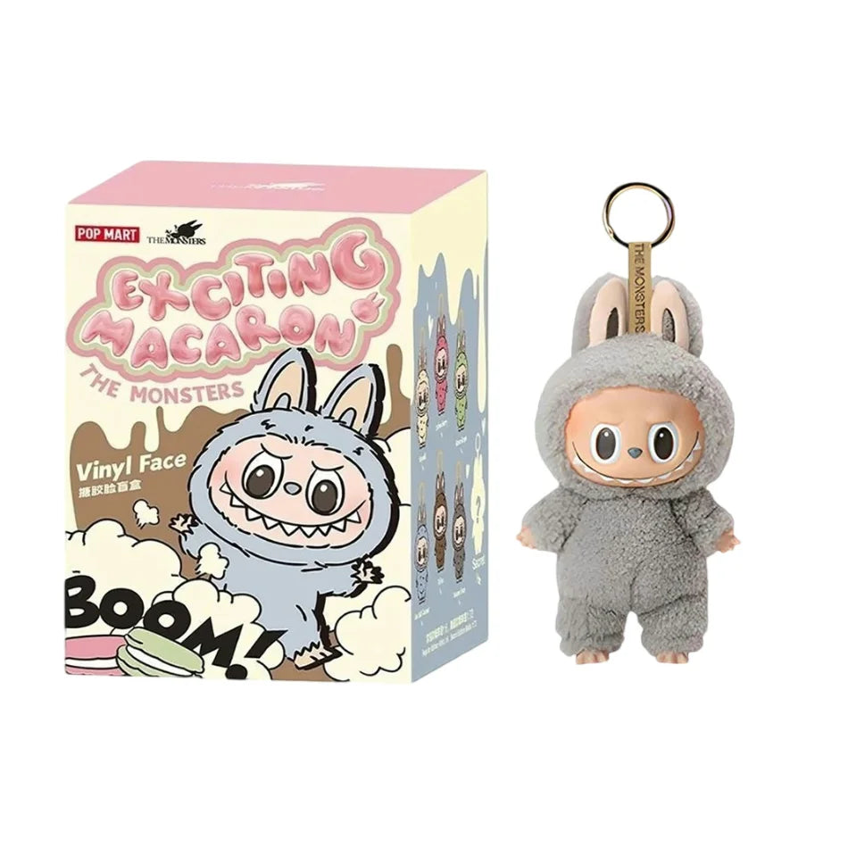 Hot Anime Figure Kawaii Monsters Labubu Have A Seat Series Vinyl Face Doll Model Toy Blind Box Keychain Toy High-Quality Replica
