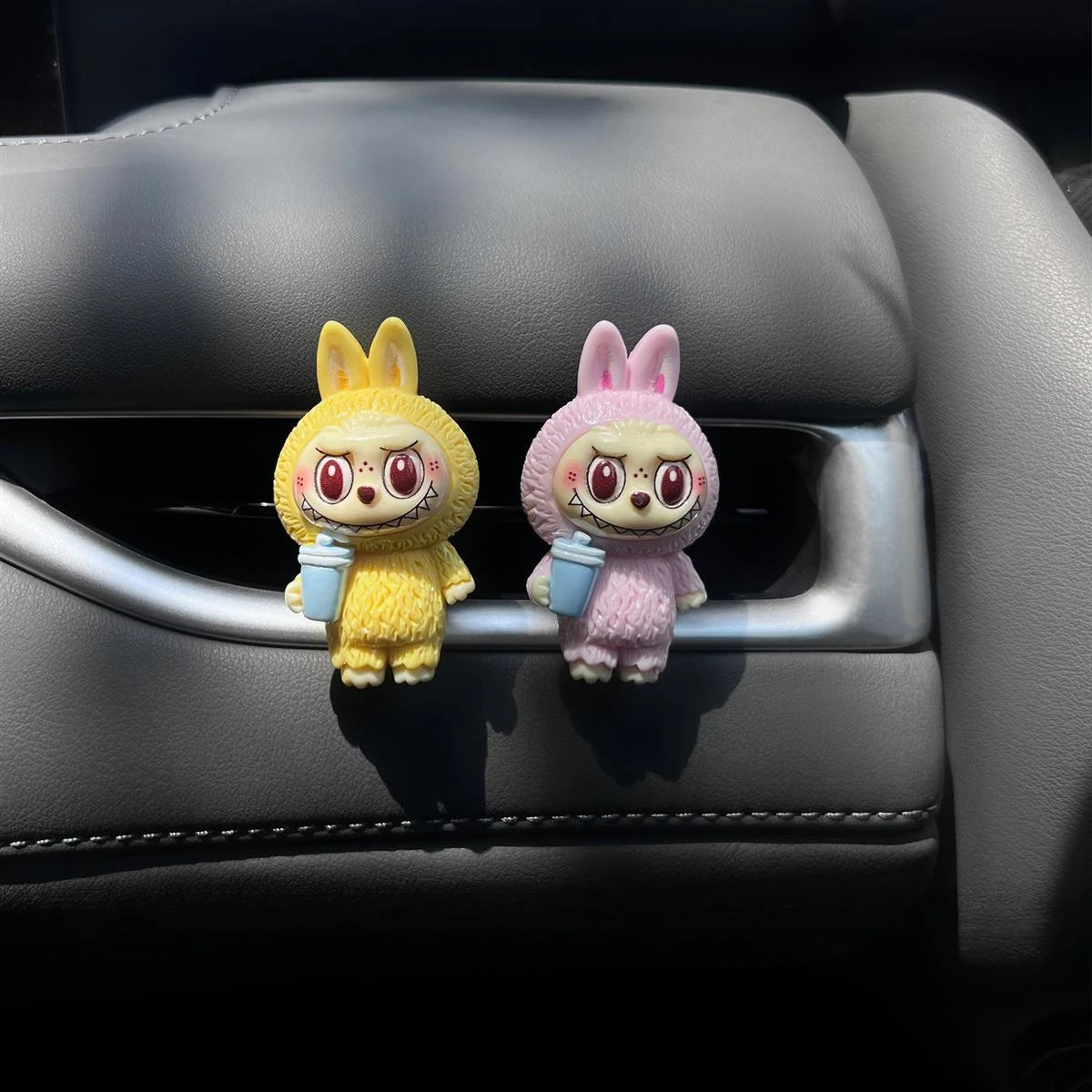 Adorable Labubu Car Vent Decor, Fragrance Diffuser, Aromatherapy Ornament, Vehicle Interior Accessory